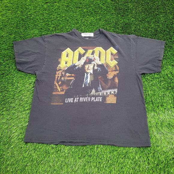 ACDC Band Shirt Womens 2XL 24x26 Angus-Young - Picture 1 of 14